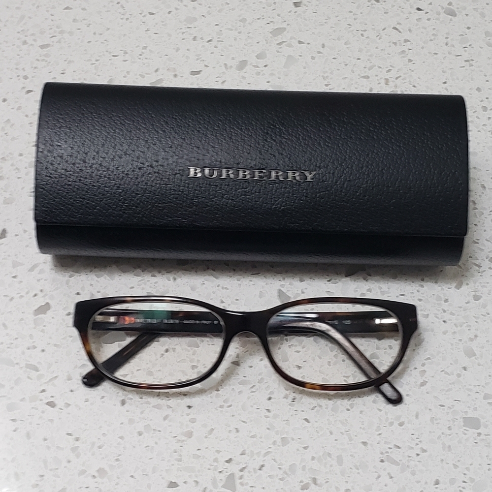 Burberry Tortoise Shell Glasses and Original Case - Made in Italy